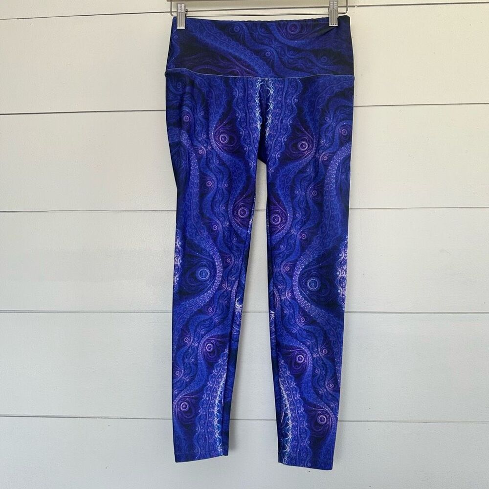 Sadhana Women’s Large/Extra Large Purple Patterned Leggings